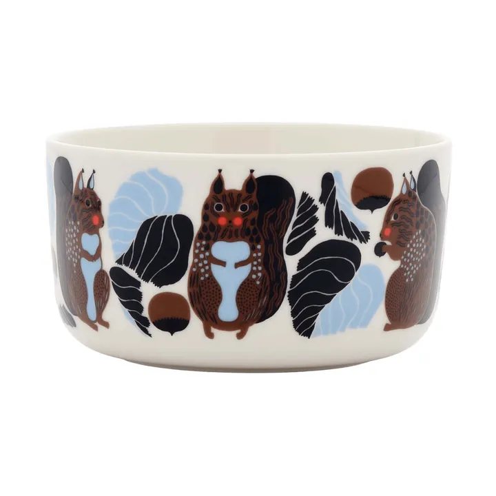 Kurre miska 500 ml - Biały–brązowy–czarny–jasnoniebieski - Marimekko
