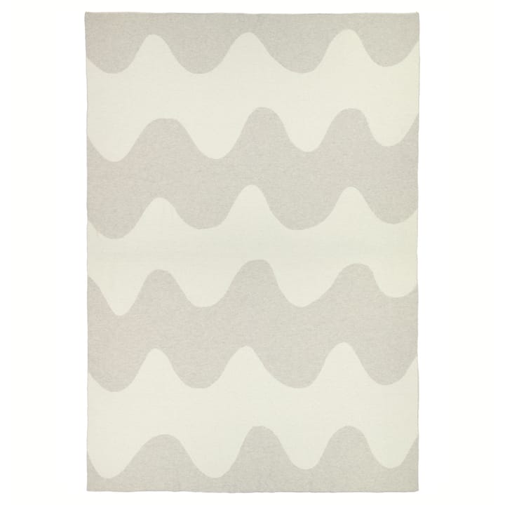 Lokki dzianinowy koc 130x180 cm, beżowo-biały Marimekko