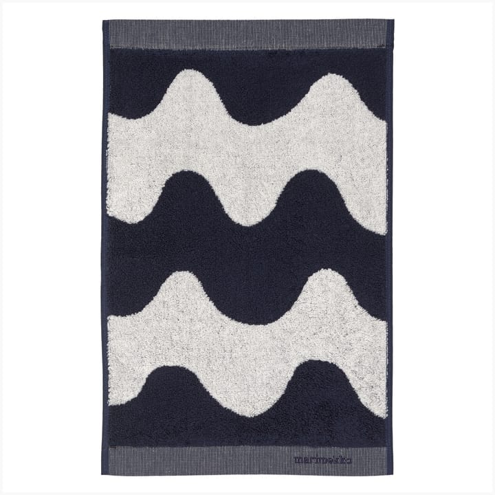 Lokki ręcznik ciemny niebiesko-bały - 30x50 cm - Marimekko