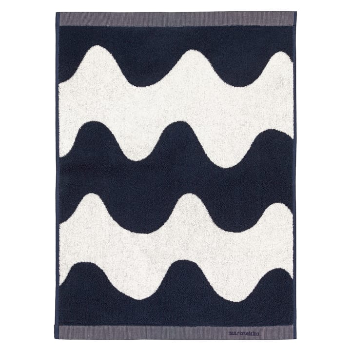 Lokki ręcznik ciemny niebiesko-bały - 50x70 cm - Marimekko