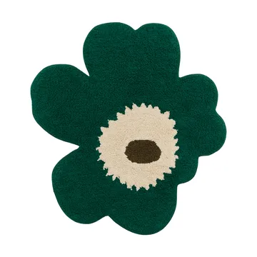 Mata łazienkowa Unikko 73x74 cm - Emerald-off white-mole - Marimekko