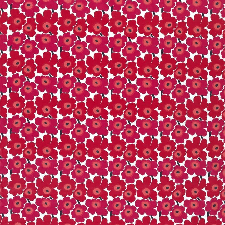 Mini-Unikko tkanina - czerwony - Marimekko