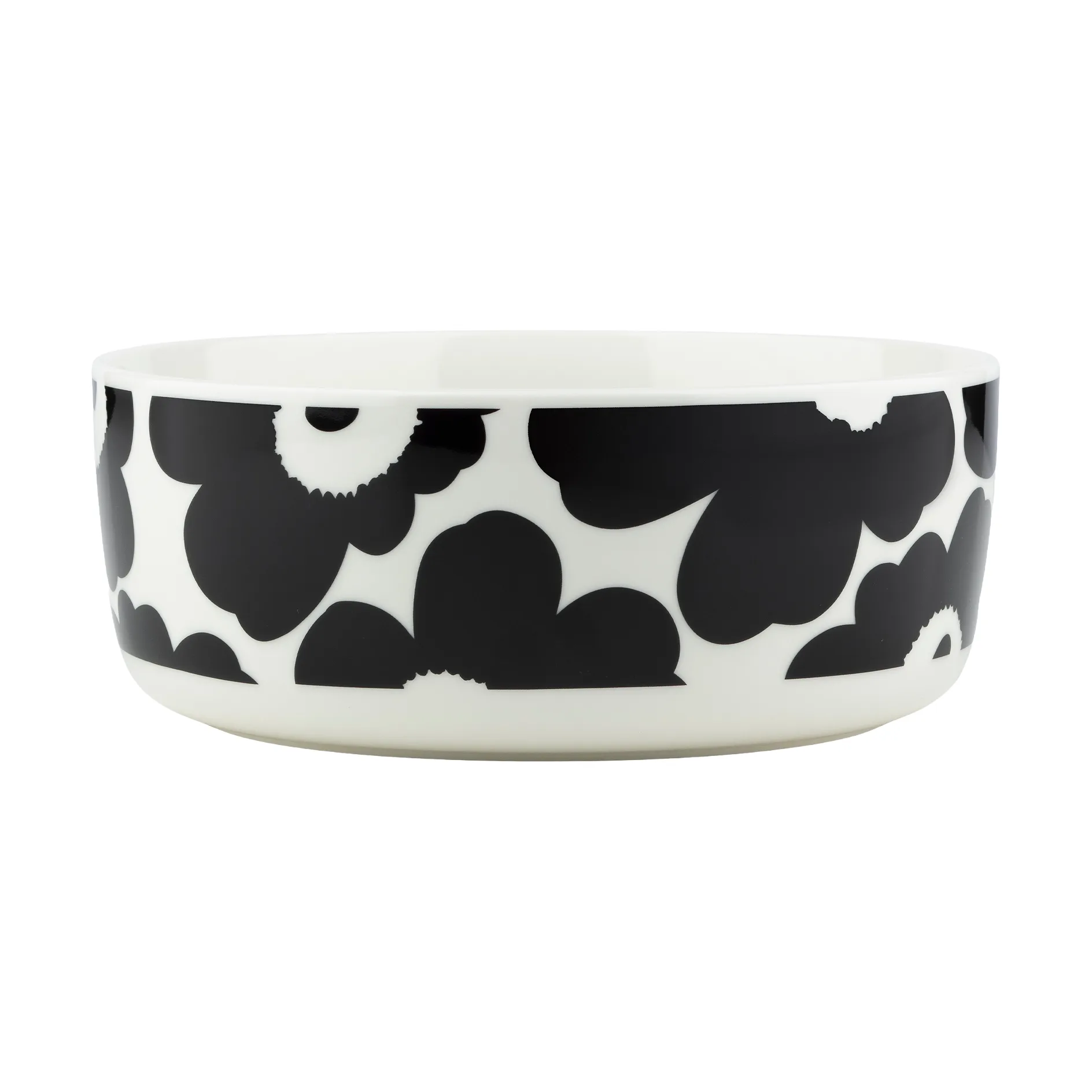 Miska Unikko 1,5 l, Black-White Marimekko