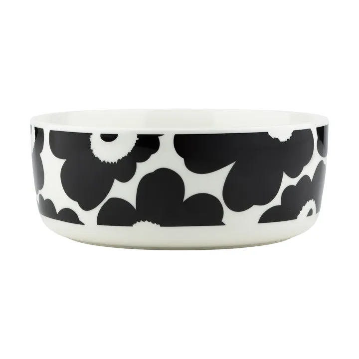 Miska Unikko 1,5 l - Black-White - Marimekko
