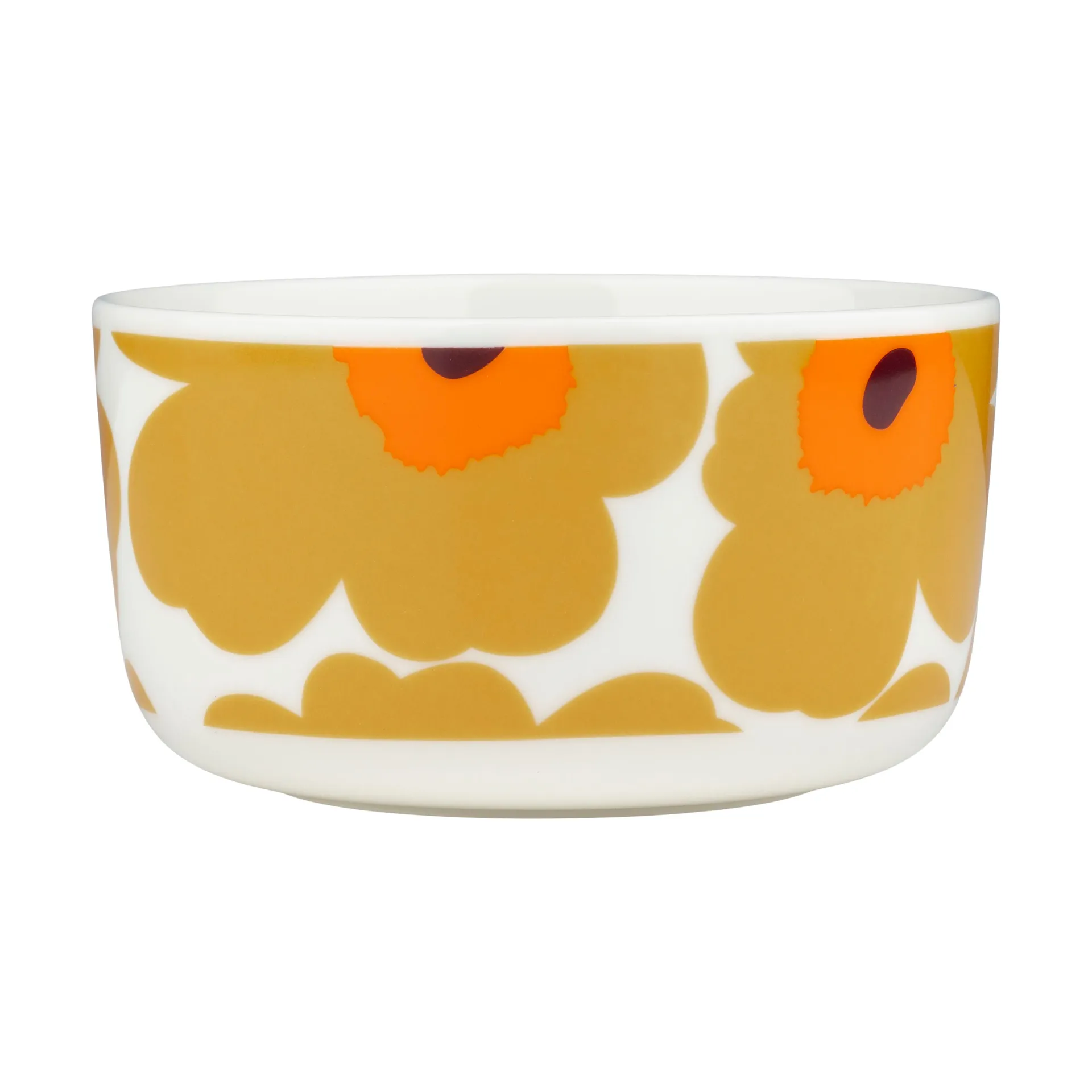 Miska Unikko 5 dl, White-caramel-warm orange Marimekko