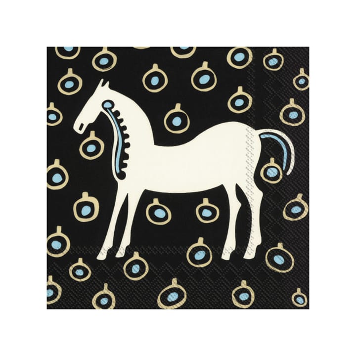 Musta Tamma serwetki 20-pak, Brown Marimekko