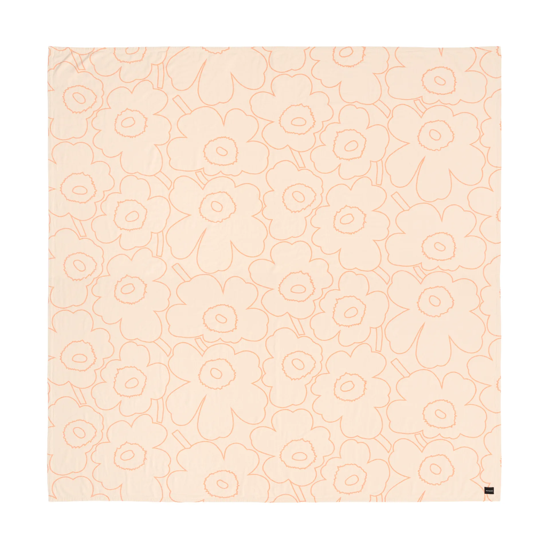 Narzuta Piirto Unikko 260x260 cm, Beżowy Marimekko
