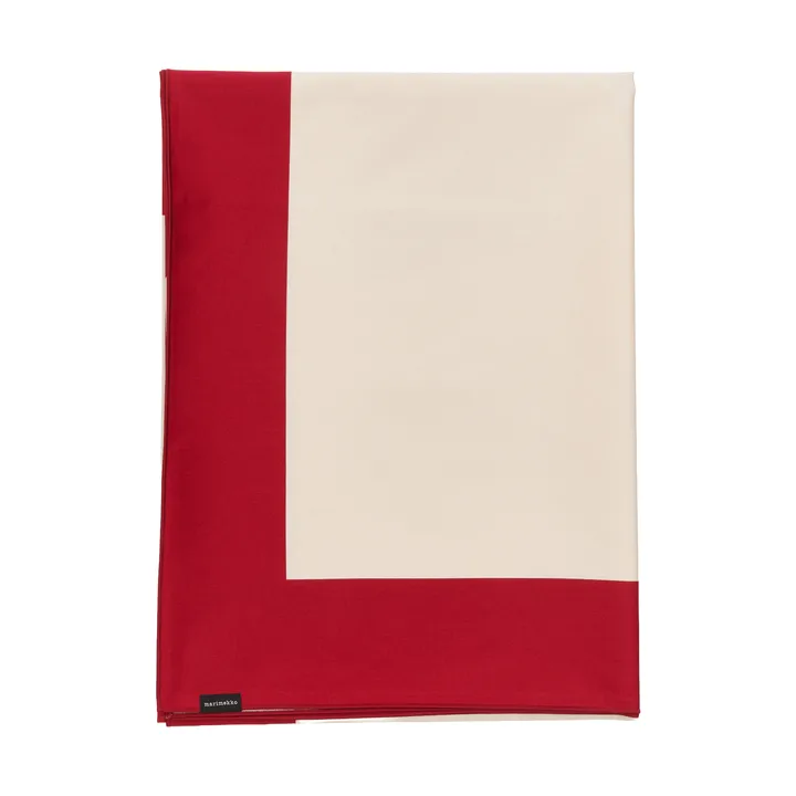 Obrus Unikko - Off white-cranberry-rose, 140x140 cm - Marimekko