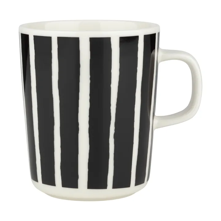 Oiva Piccolo kubek 250 ml - White-black - Marimekko