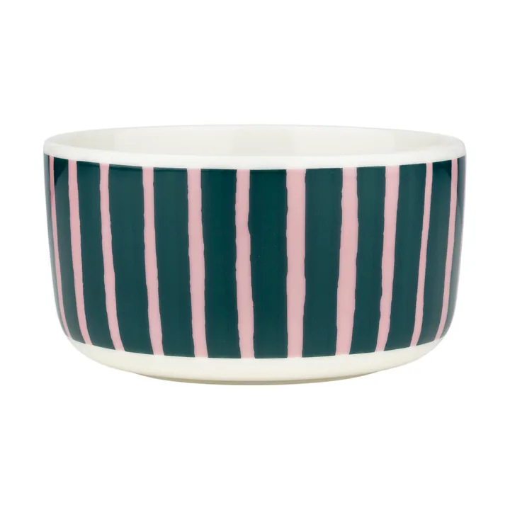 Oiva Piccolo miska 500 ml - Green-pink - Marimekko