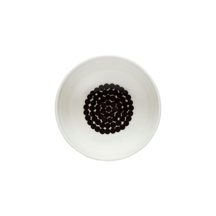 Oiva Räsymatto miska 3 dl, czarny i biały Marimekko