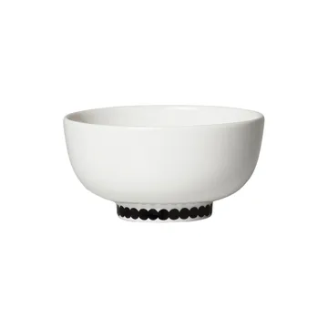 Oiva Räsymatto miska 300 ml - czarno-biały - Marimekko