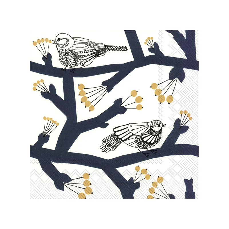 Pakkanen serwetki 20-pak, Dark blue Marimekko