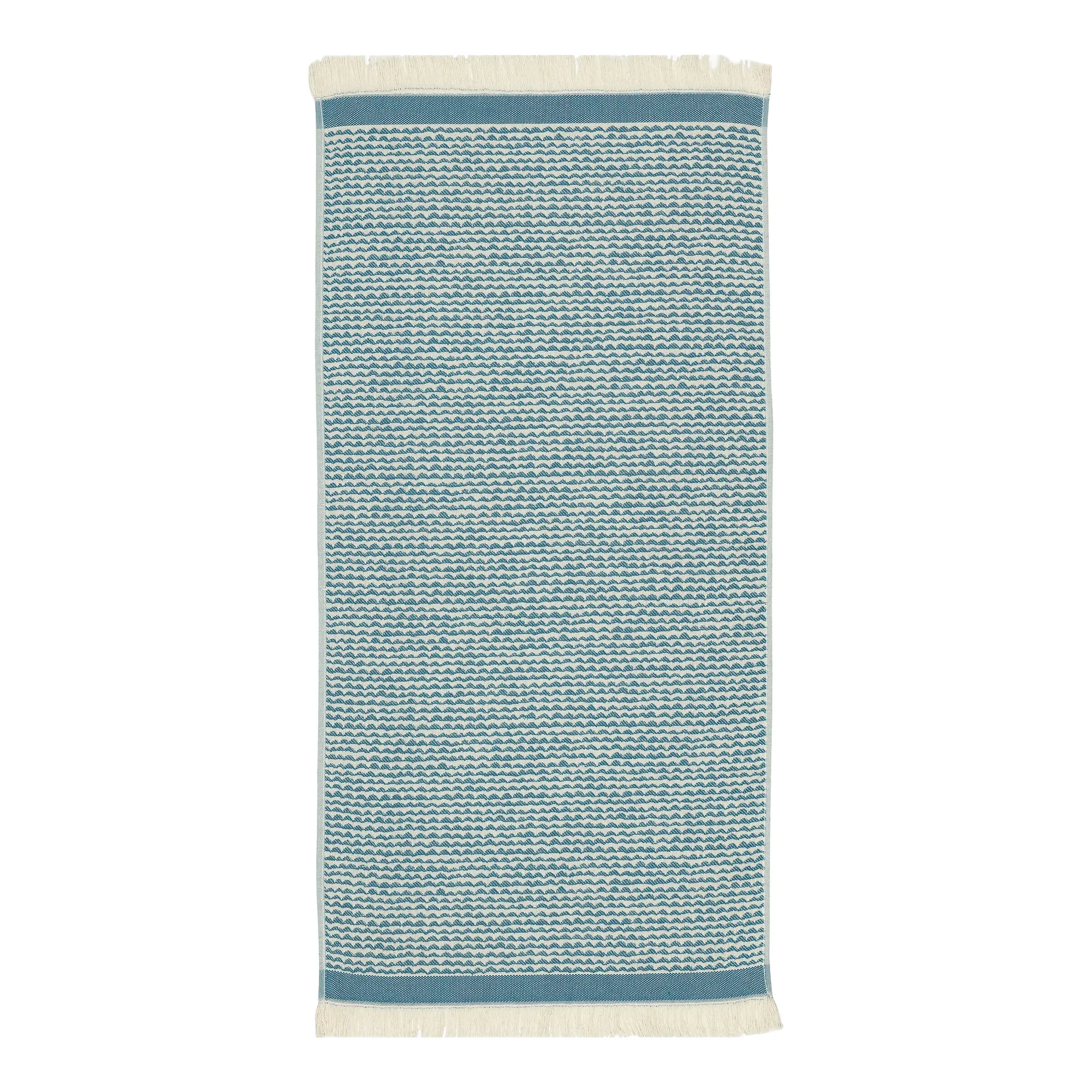 Papajo ręcznik biało-turkusowy, 50x100 cm Marimekko