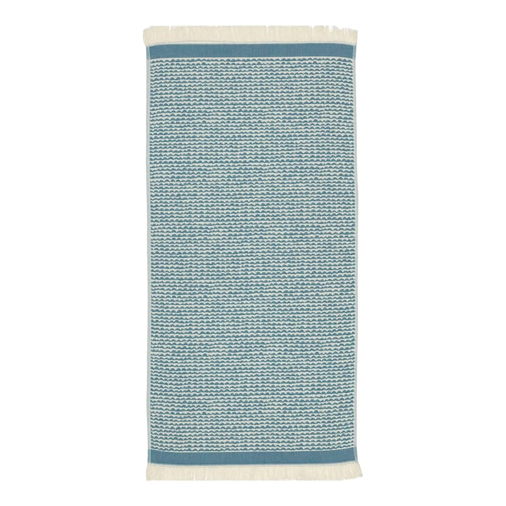 Papajo ręcznik biało-turkusowy - 50x100 cm - Marimekko