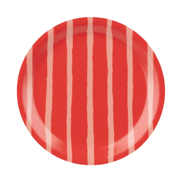 Piccolo podkładki pod szklankę - Salmon red-orange red, Ø11 cm - Marimekko