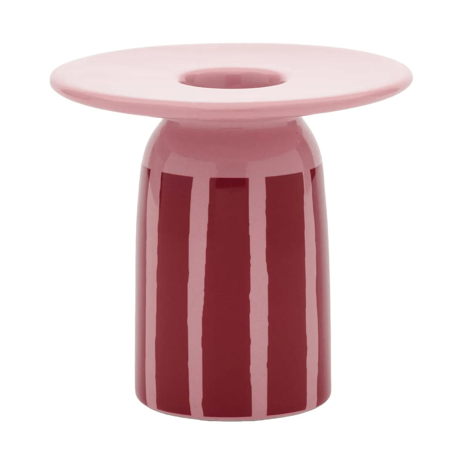 Piccolo świecznik, Coral-ciemnoczerwony, 8 cm Marimekko