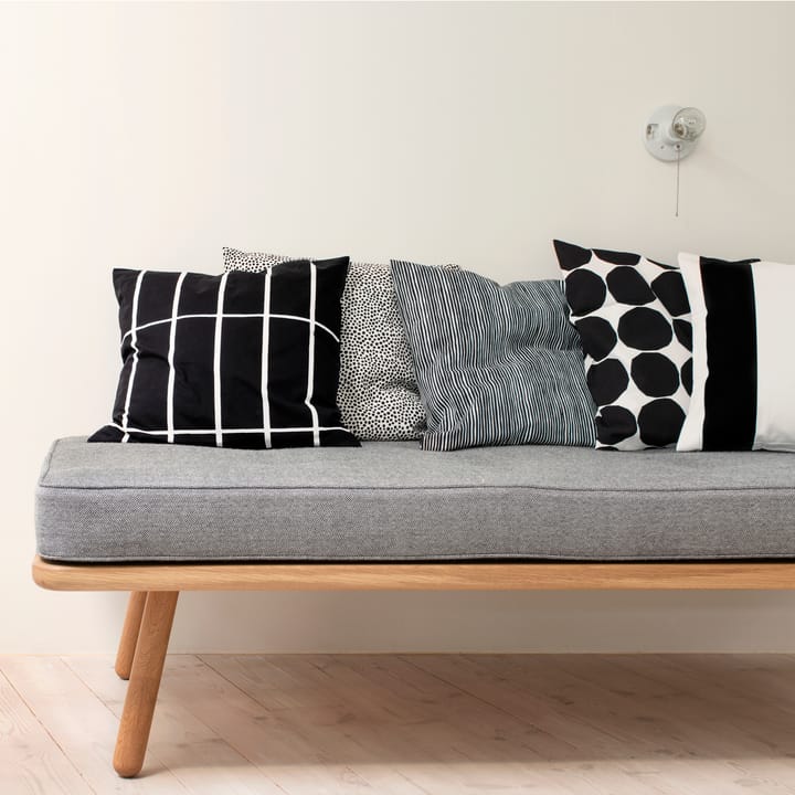 Pienet Kivet poszewka na poduszkę, czarno-biały Marimekko