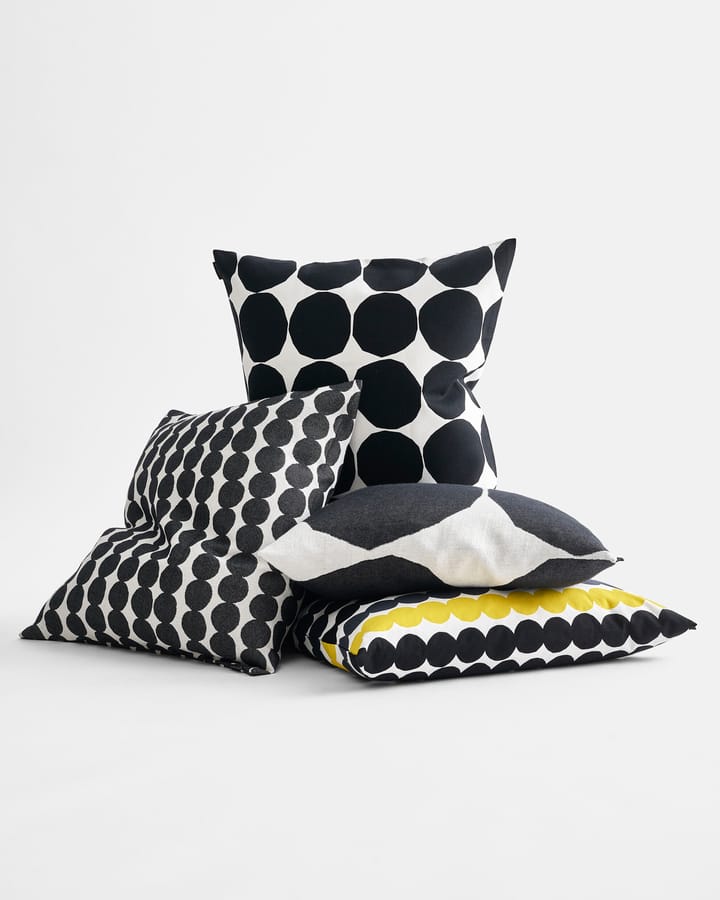 Pienet Kivet poszewka na poduszkę, czarno-biały Marimekko