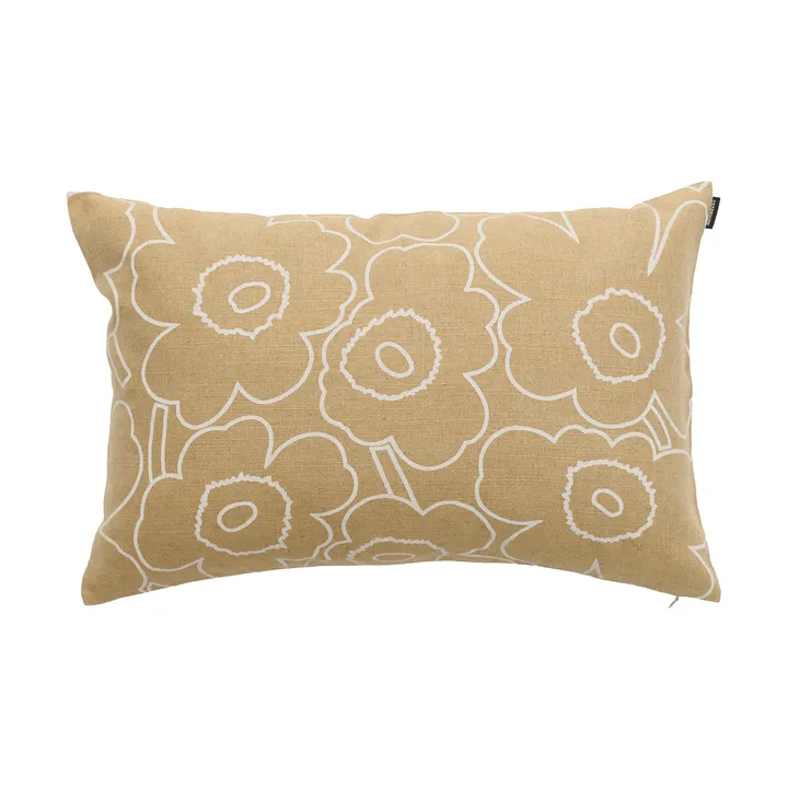 Pieni Piirto Unikko poszewka na poduszkę - Straw-off white, 40x60 cm - Marimekko