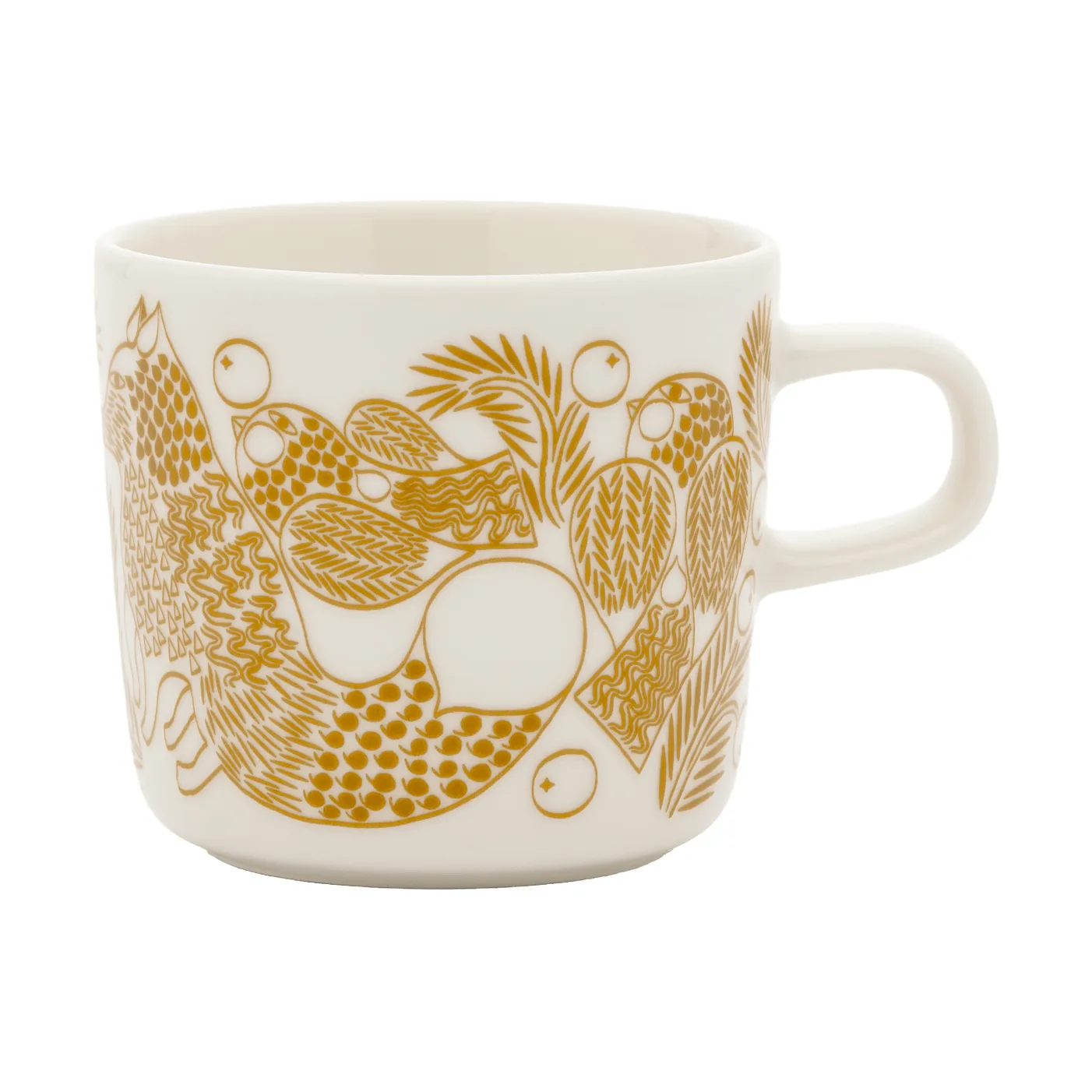 Piirto Ketunmar filiżanka do kawy, White-bronze brown, 200 ml Marimekko