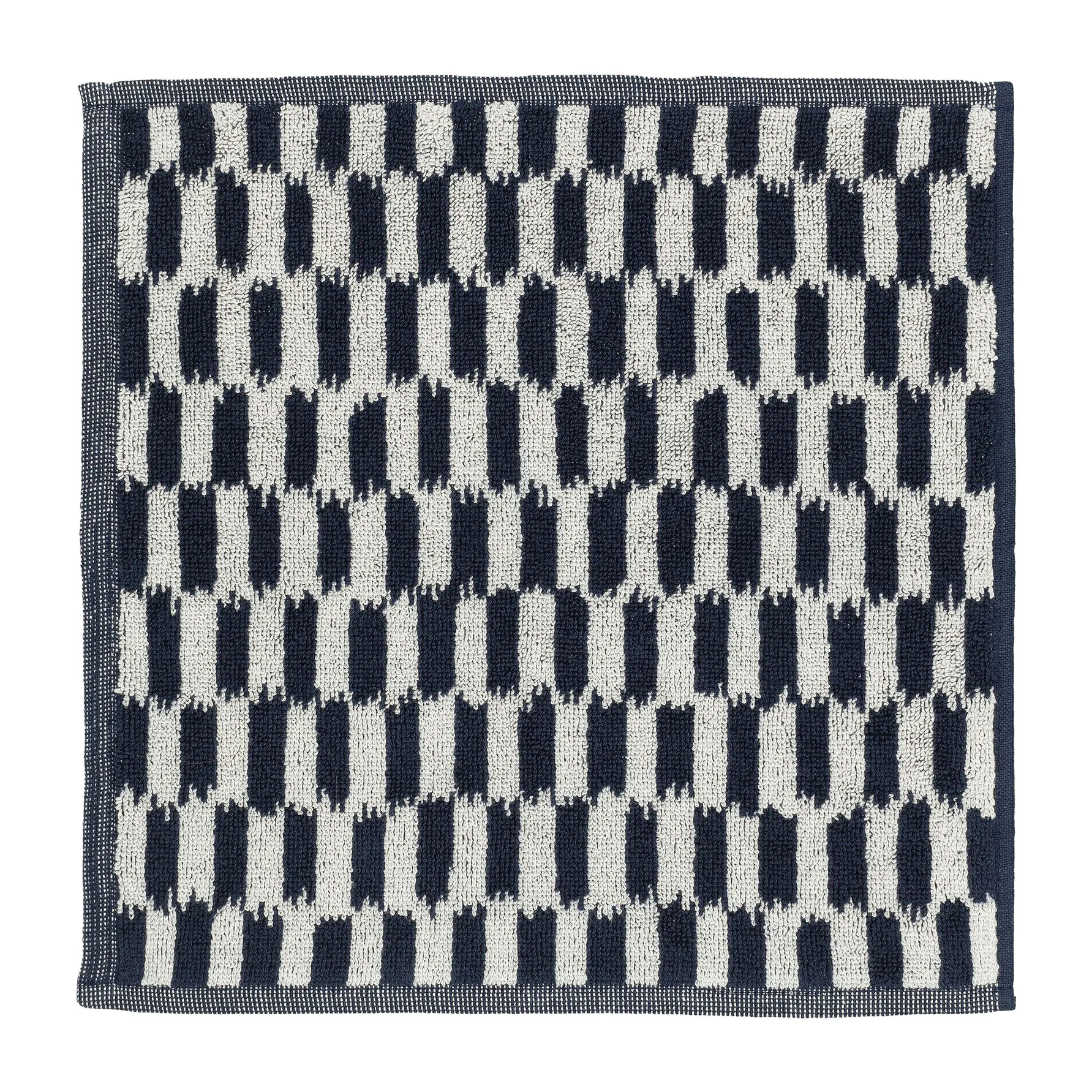 Pioakana ręcznik ciemny niebieski-off white, 30x30 cm Marimekko