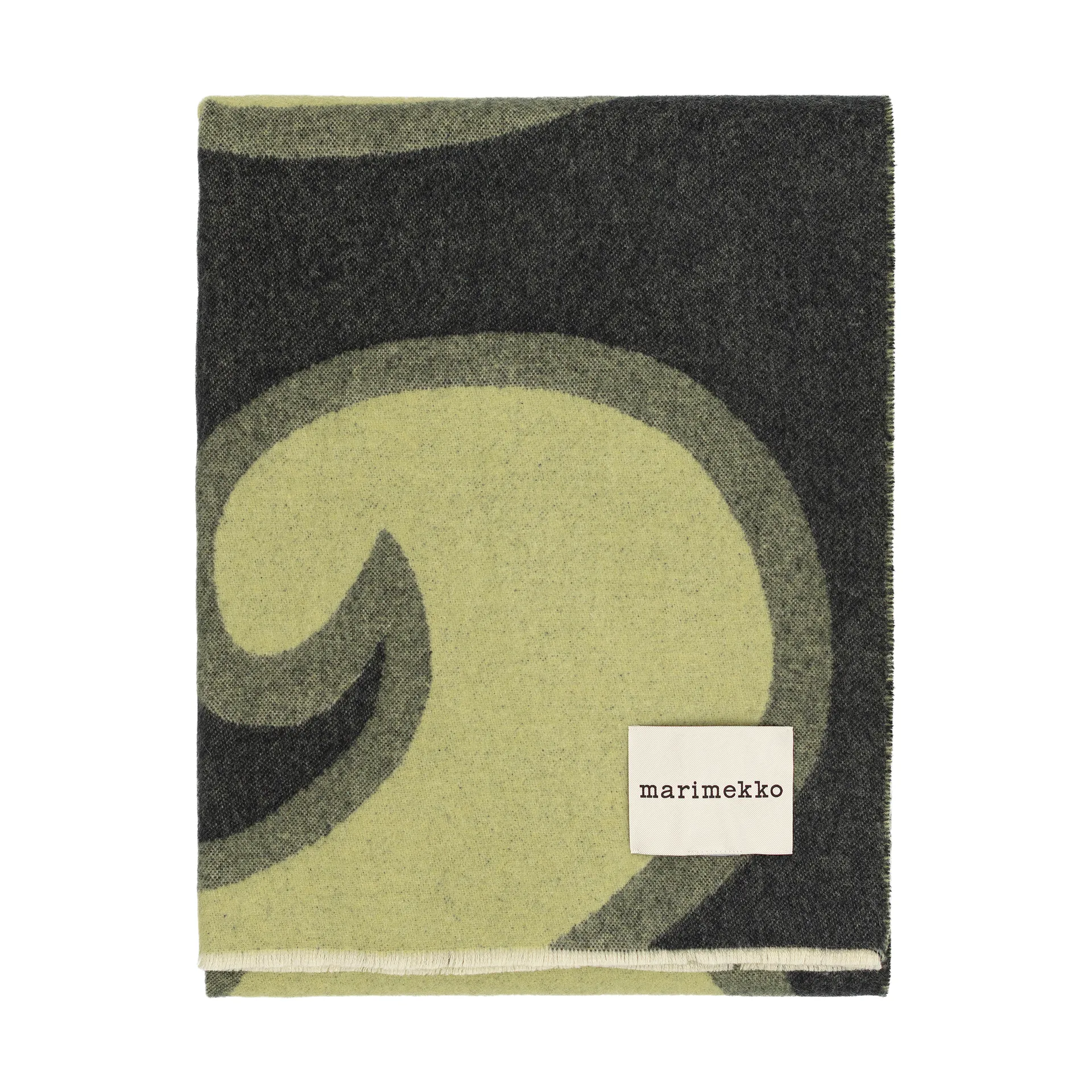 Pled Jokeri 130×170 cm, Dark green-pear Marimekko