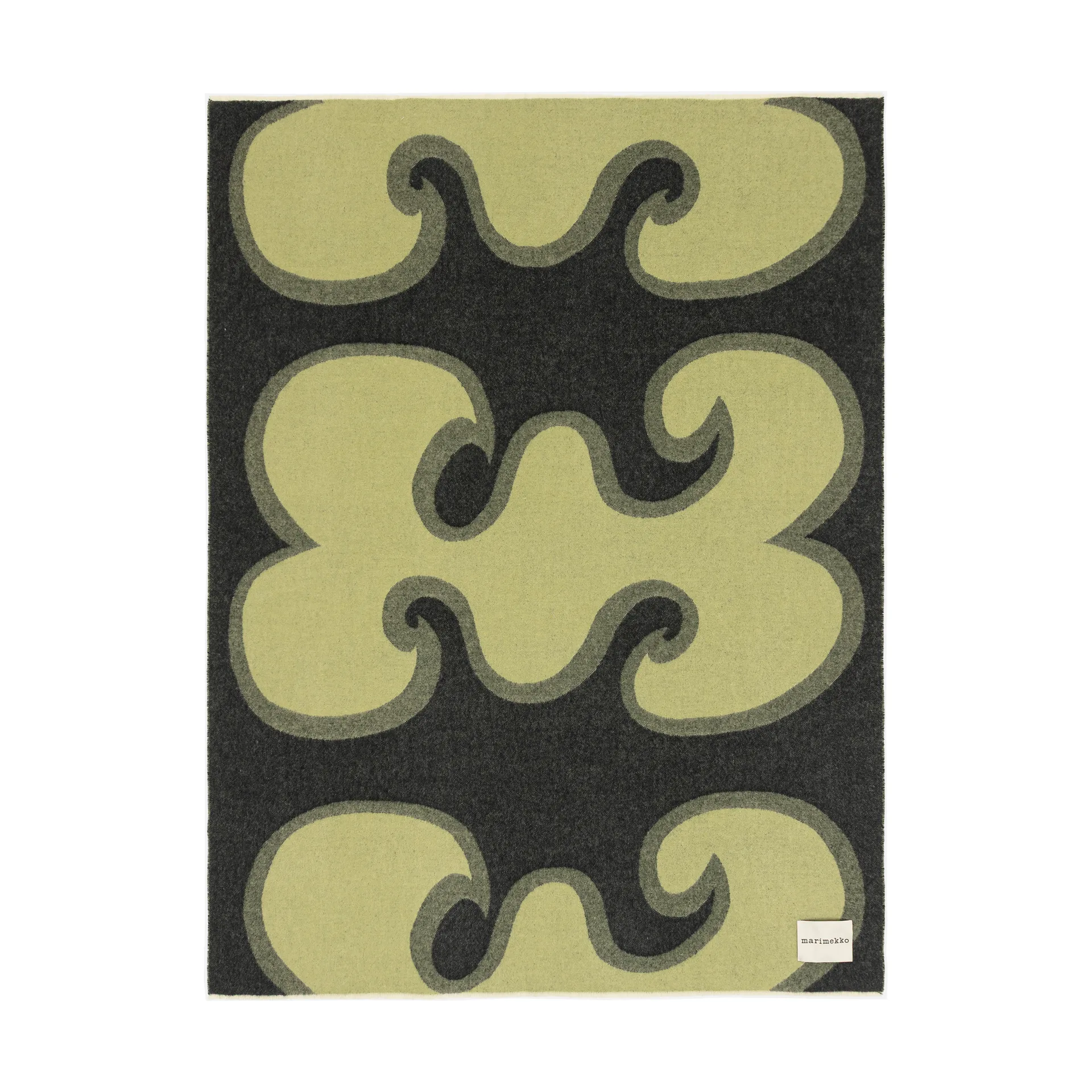 Pled Jokeri 130×170 cm, Dark green-pear Marimekko
