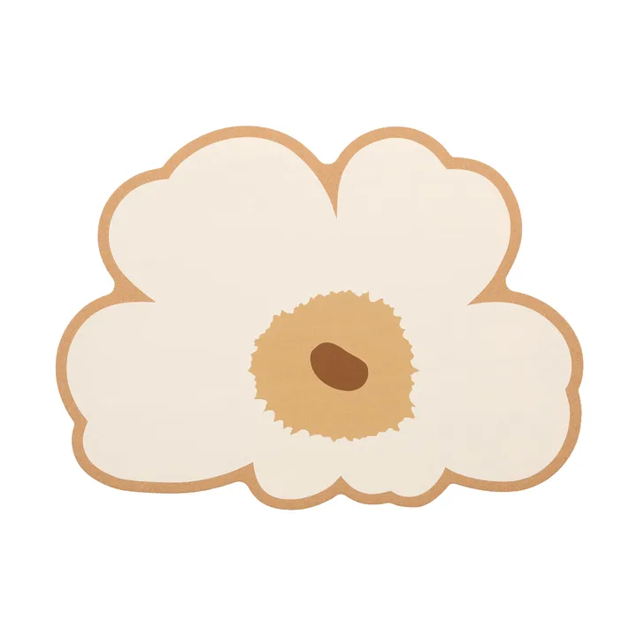 Podkładka korkowa Unikko na stół - Cork-hay-brown - Marimekko