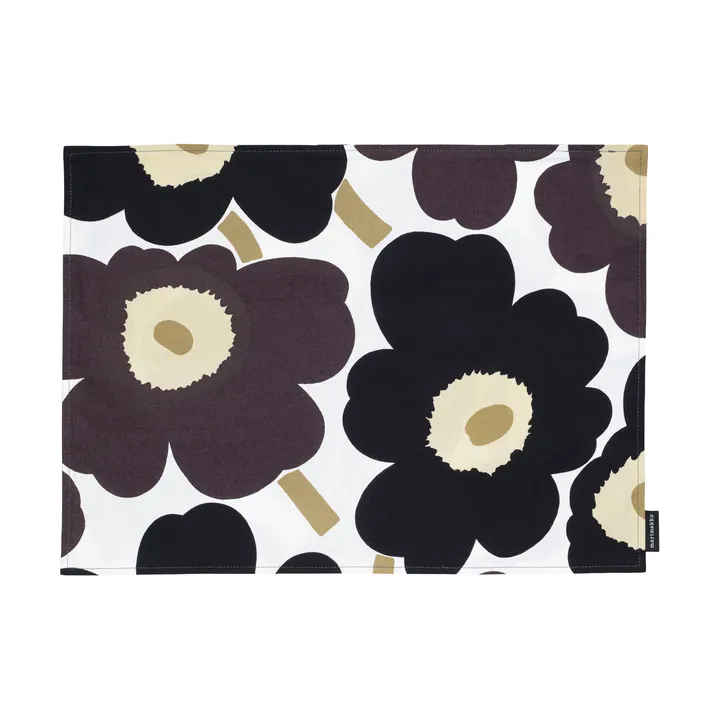 Podkładka na stół z akrylu Pieni Unikko - White-dark grey-beige - Marimekko