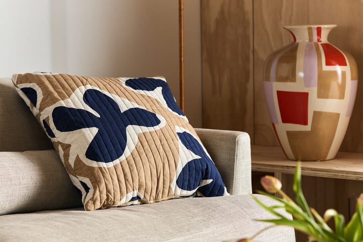 Poduszka Kevätkiuru 60x60 cm , Beżowy-granatowy Marimekko