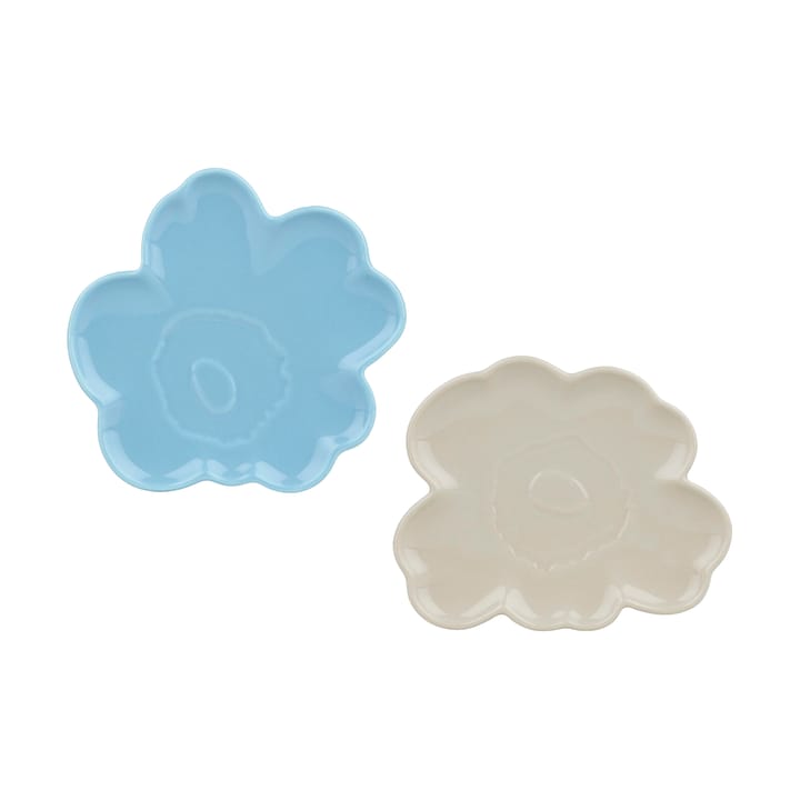 Półmisek Unikko shape 2 szt. - Forget-me-not, stoneware - Marimekko