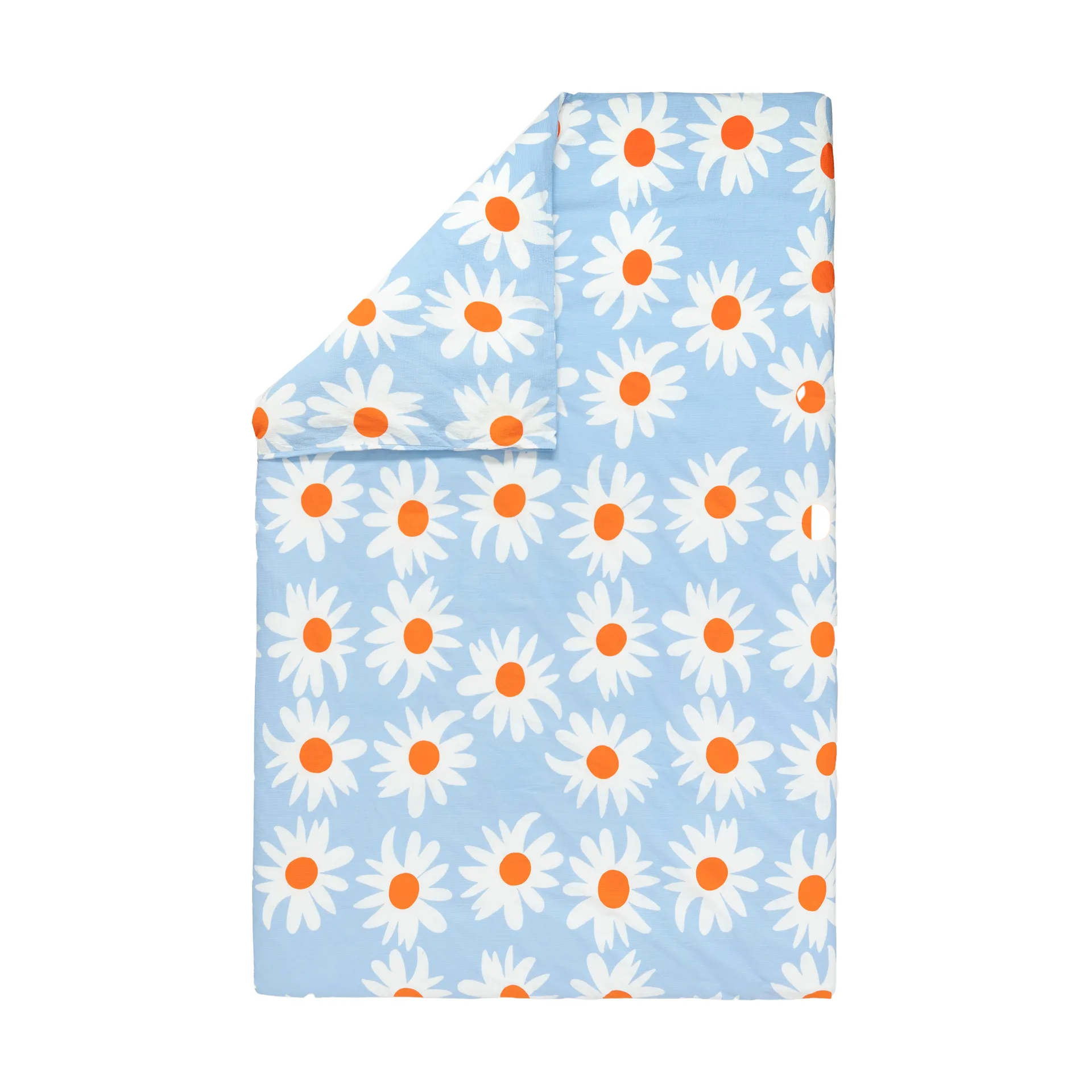Pościel Rakastaa ei rakasta 150x210 cm, Orange-Off-white-light blue Marimekko