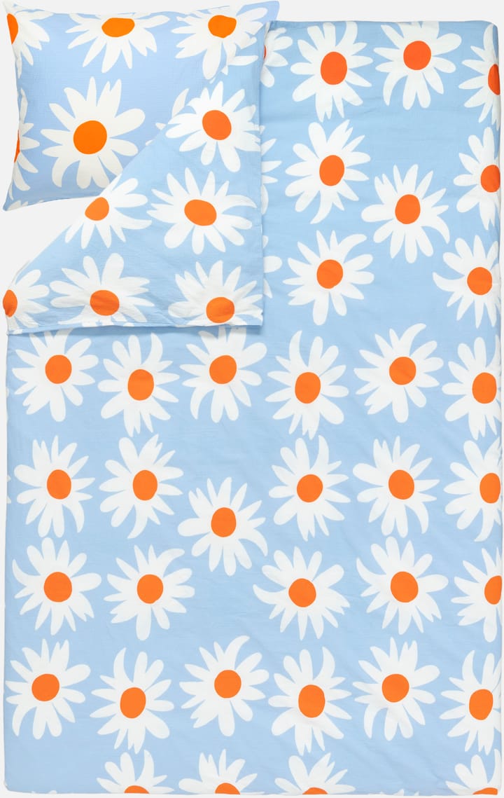 Pościel Rakastaa ei rakasta 150x210 cm, Orange-Off-white-light blue Marimekko