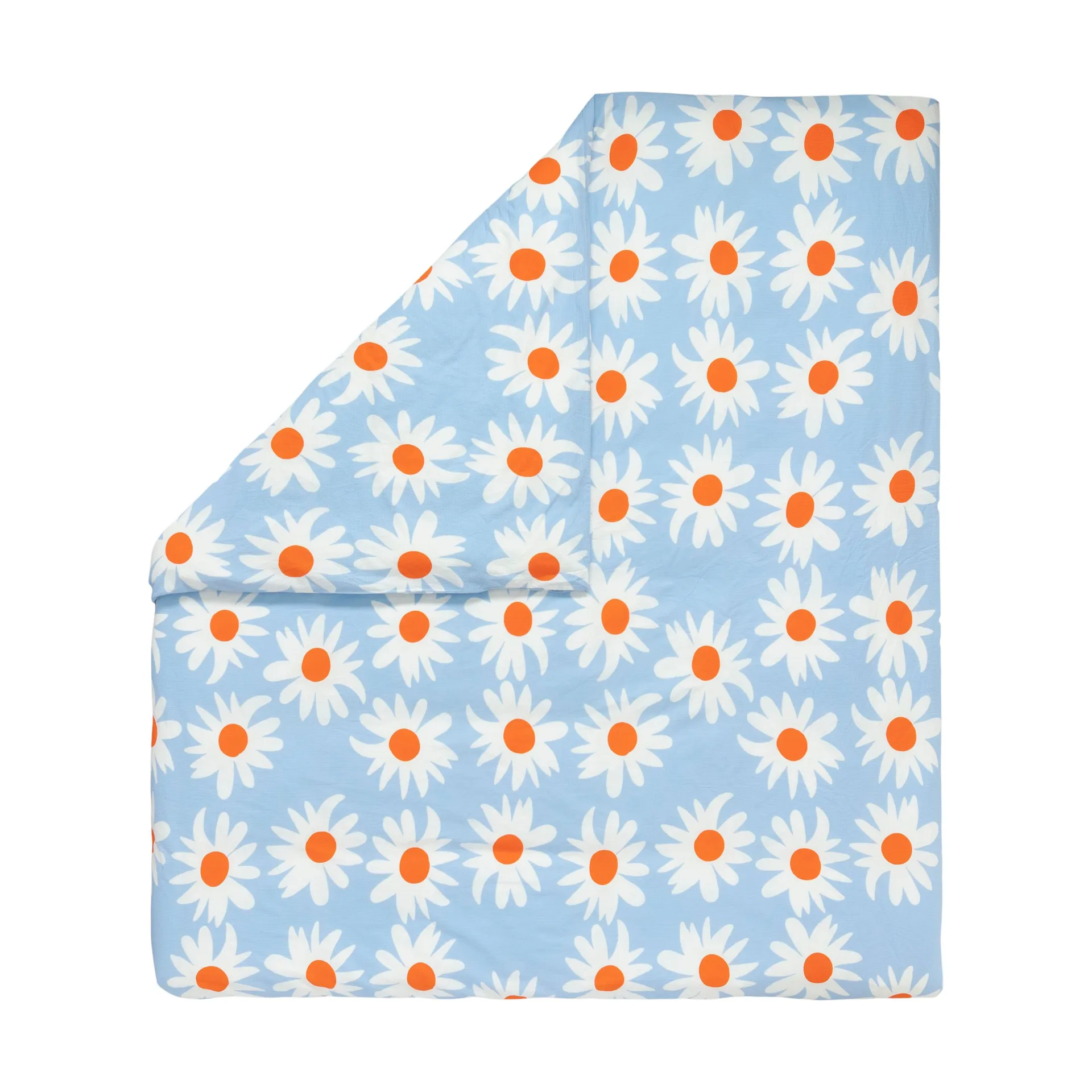 Pościel Rakastaa ei rakasta 240x220 cm, Orange-Off-white-light blue Marimekko