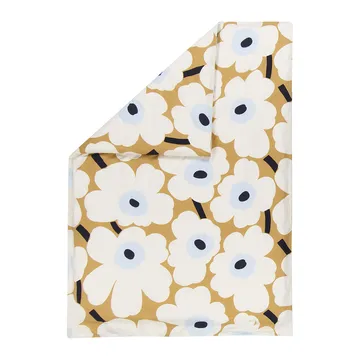 Poszewka na kołdrę Unikko 150x210 cm - beż-offwhite-niebieski - Marimekko