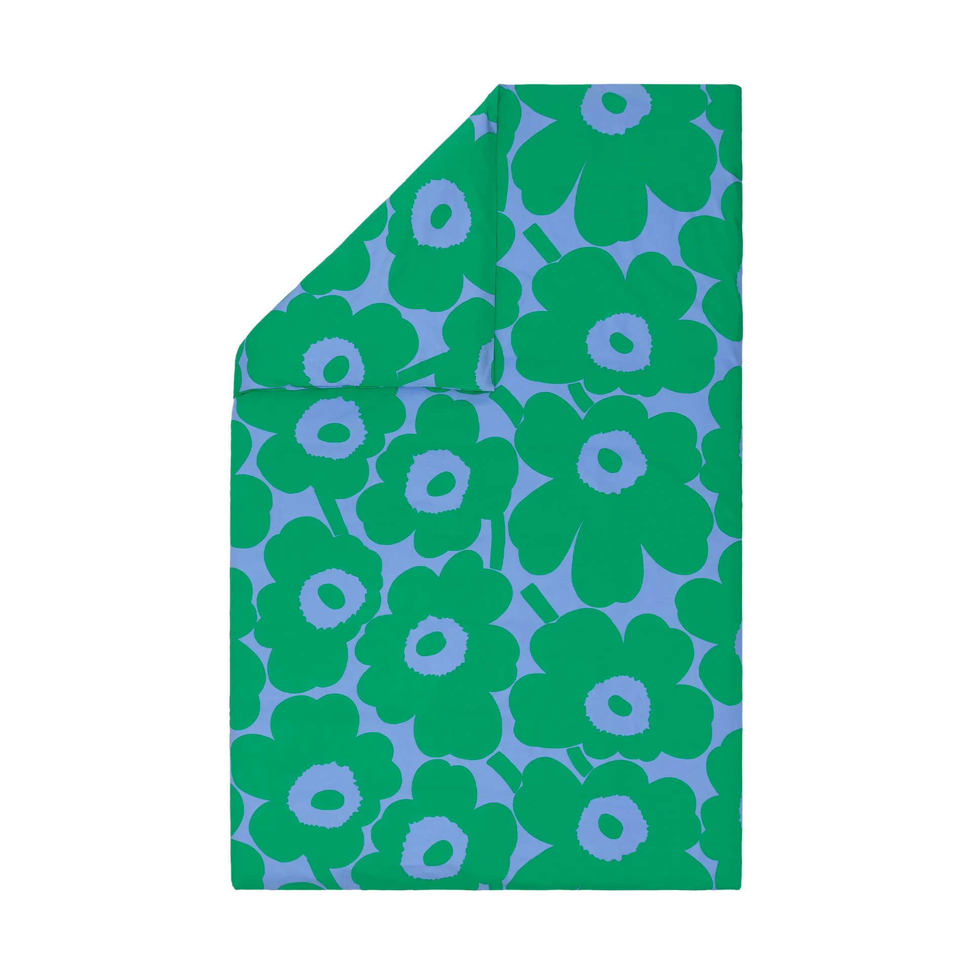 Poszewka na kołdrę Unikko 150x210 cm, Light blue-green Marimekko