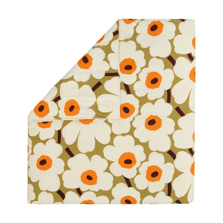 Poszewka na kołdrę Unikko 220x240 cm - Beżowy - Marimekko