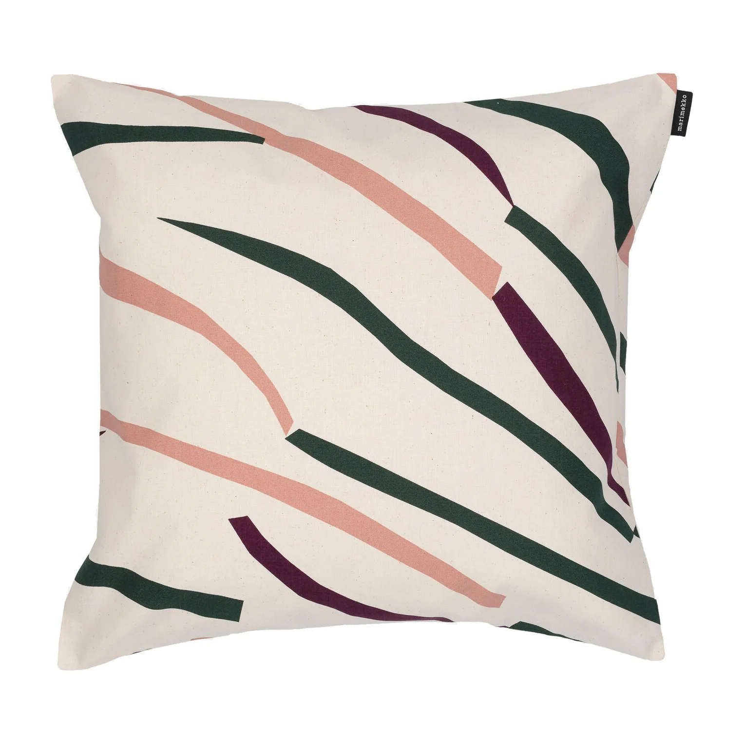 Poszewka na poduszkę Heinikko 40x40 cm, Linen-red-dark- green Marimekko