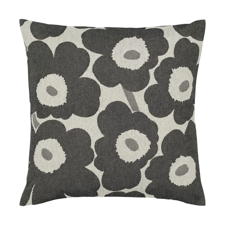 Poszewka na poduszkę Pieni Unikko 47x47 cm - Off white-charcoal-sand - Marimekko