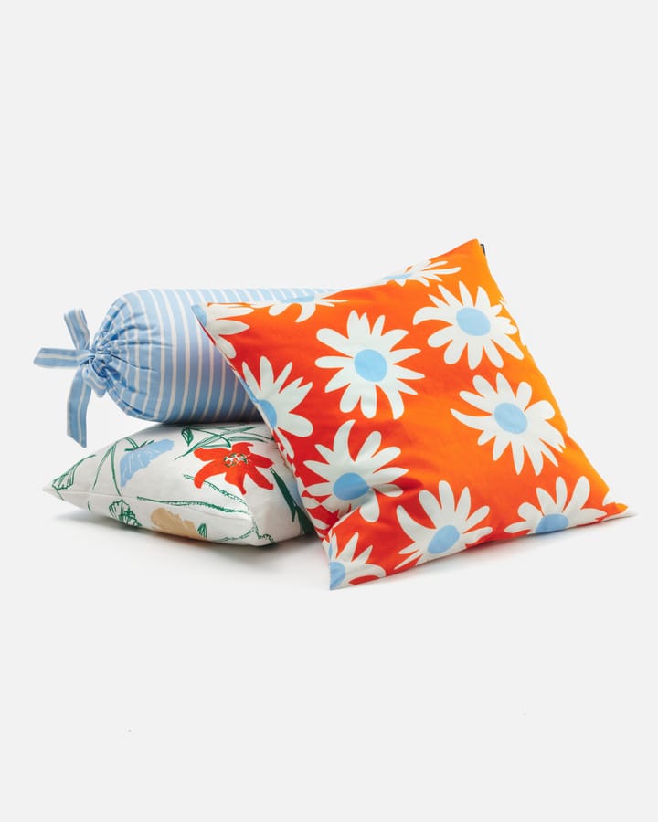 Poszewka na poduszkę Rakastaa ei rakasta 50x50 cm, Orange-Off-white-light blue Marimekko