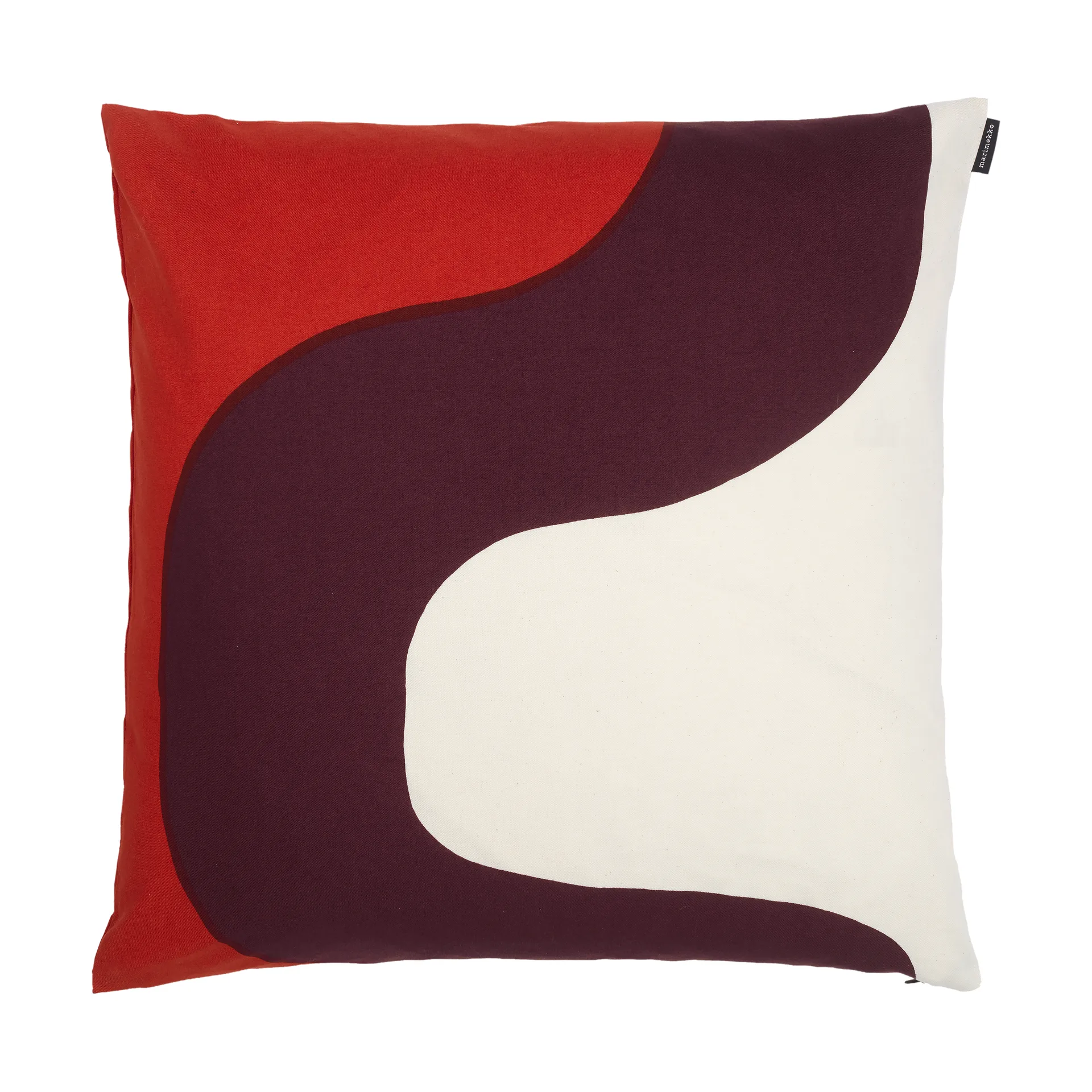 Poszewka na poduszkę Seireeni 50x50 cm, Cotton-burgundy-red Marimekko