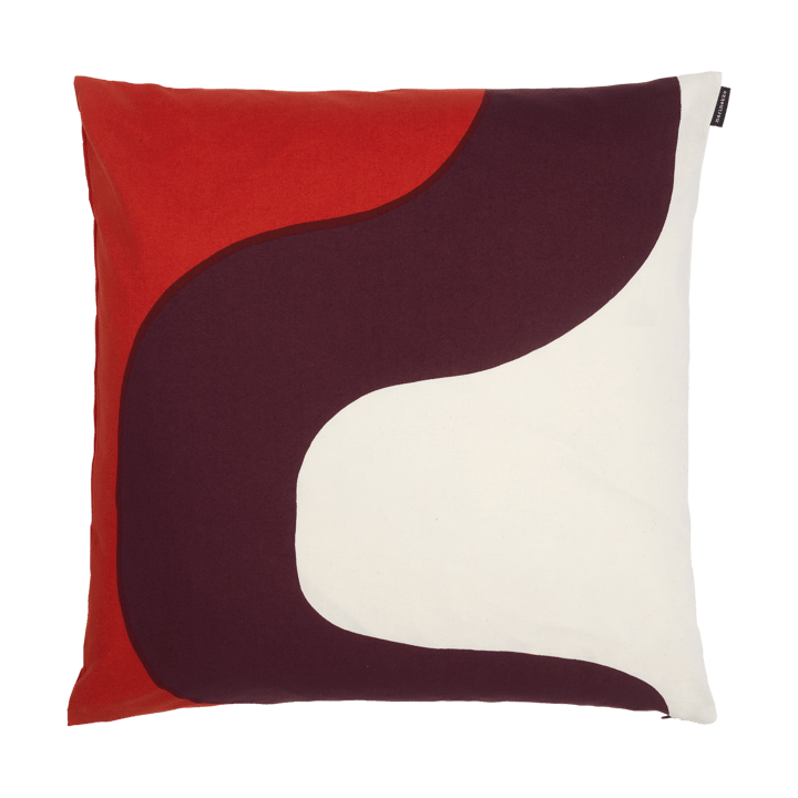 Poszewka na poduszkę Seireeni 50x50 cm - Cotton-burgundy-red - Marimekko