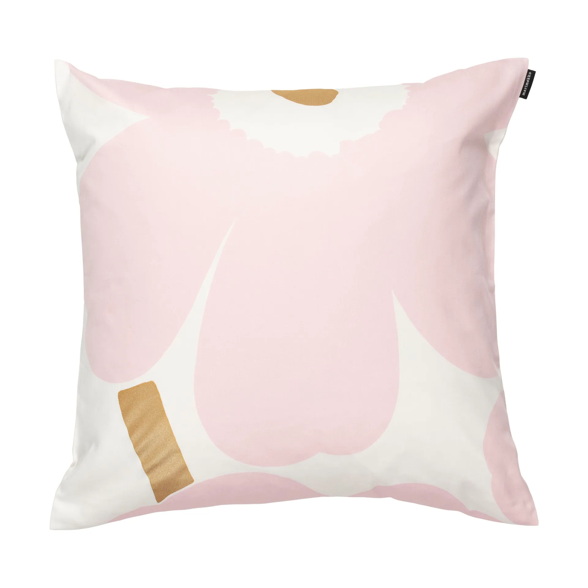 Poszewka na poduszkę Unikko 50x50 cm 2-szt, White-Light pink-apricot Marimekko