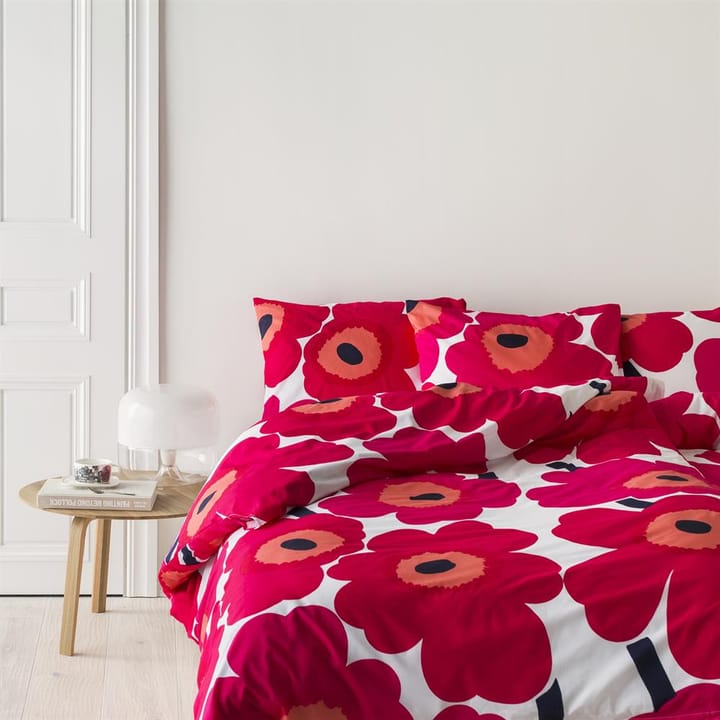 Poszewka na poduszkę Unikko 50x60 cm - czerwony - Marimekko