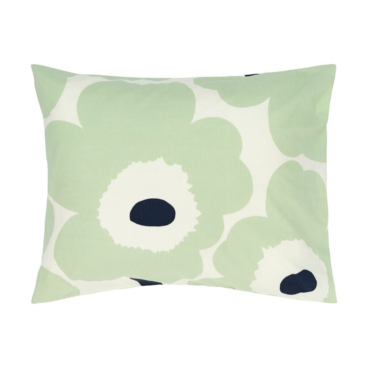 Poszewka na poduszkę Unikko 50x60 cm - Off white-sage-dark blue - Marimekko
