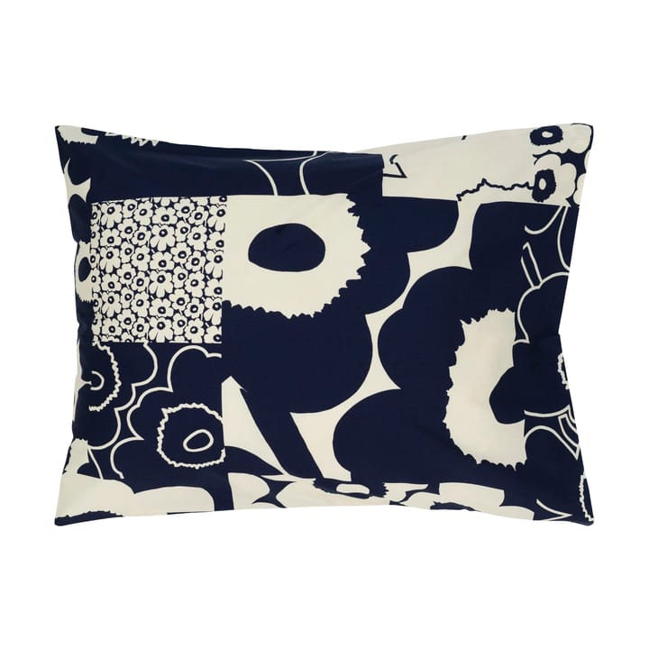 Poszewka na poduszkę Unikko Kollaasi 50x60 cm, Off-white-dark blue Marimekko