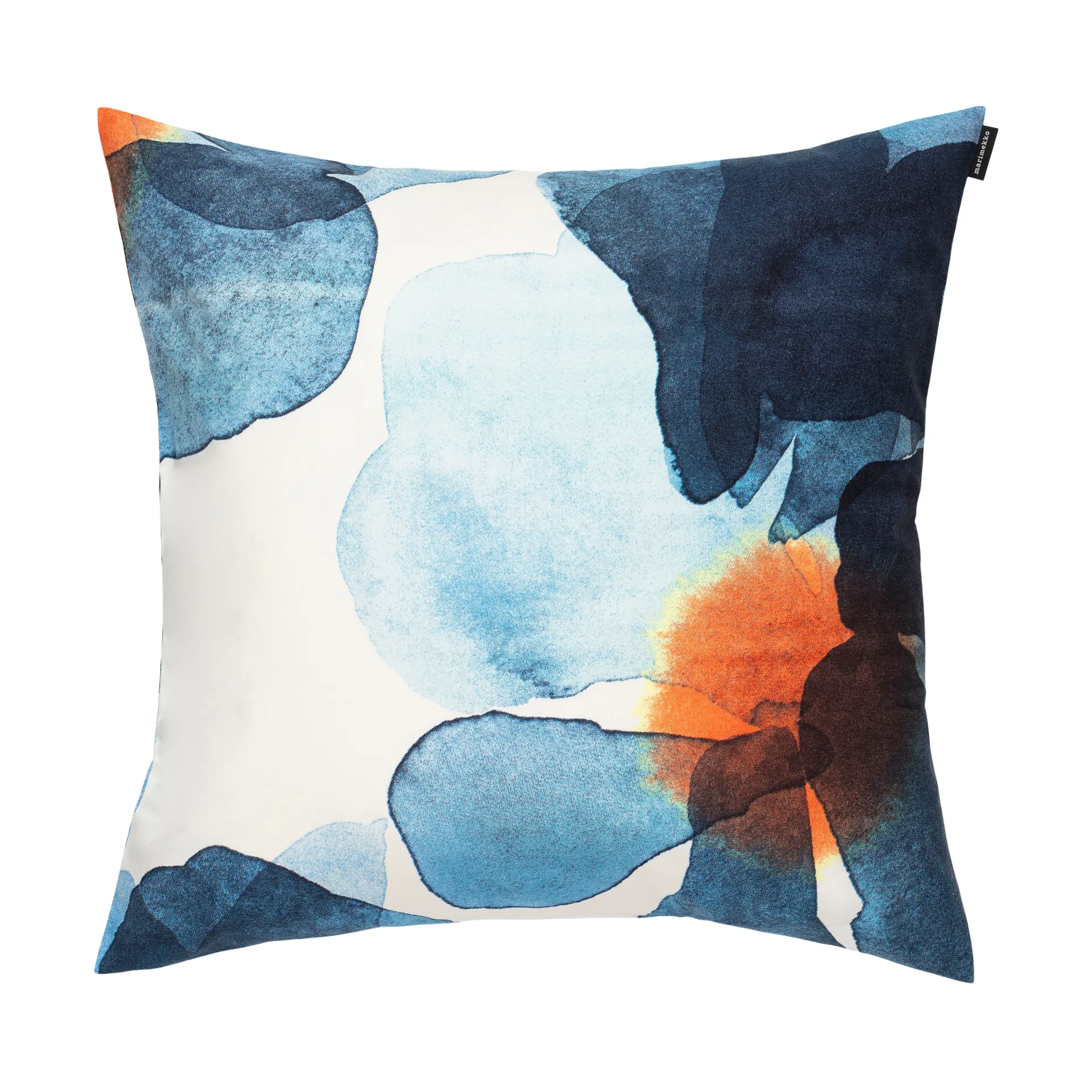 Poszewka na poduszkę Valssi 50x50 cm, White-dark blue-orange Marimekko