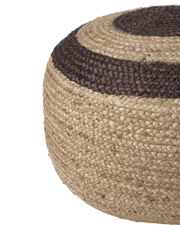 Pufa do siedzenia Melooni jute - Jute-ciemnobrązowy - Marimekko