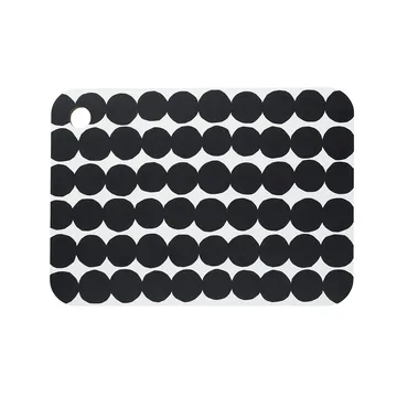 Räsymatto deska do krojenia - czarno-biały - Marimekko